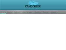 Tablet Screenshot of canecreekchurch.org